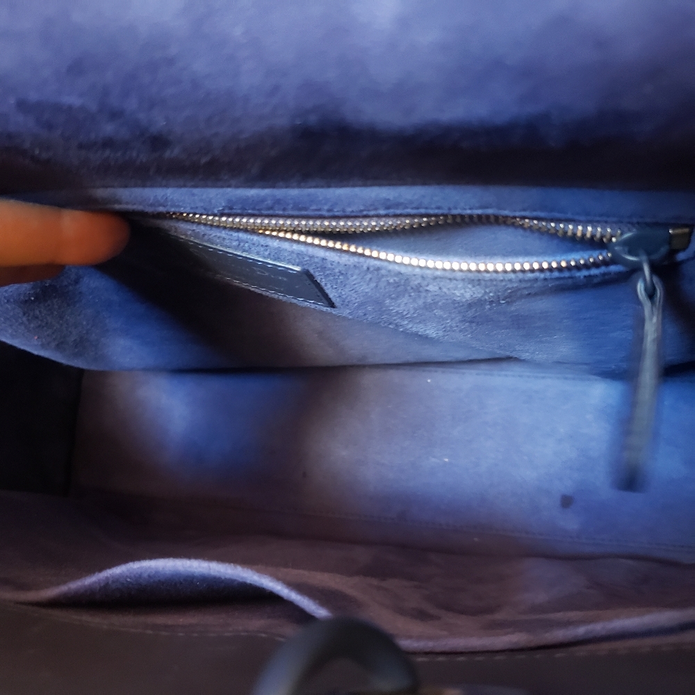 Lady D.ior navy blue large bag - Picture 4 of 7